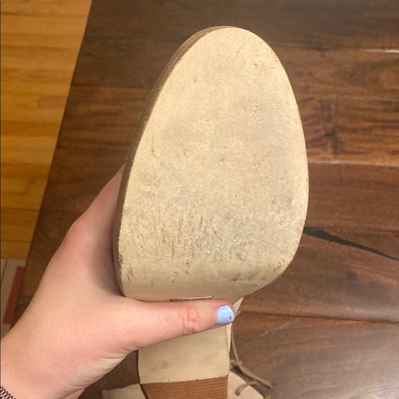 Taupe Suede Women's Ankle Boots - Picture 9 of 12